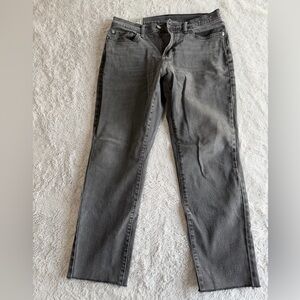 Abercrombie & Fitch Men's Gray Straight Jeans